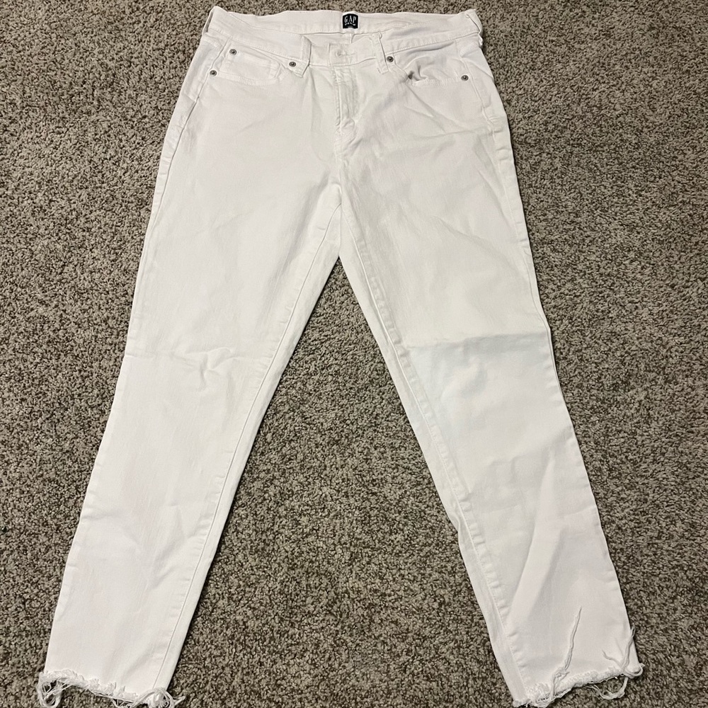 Gap Cropped Jeans with Raw Hem